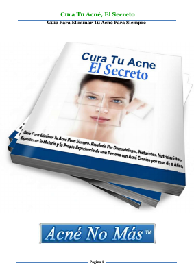 LIBRO EN PDF - Cura Tu Acné El Secreto